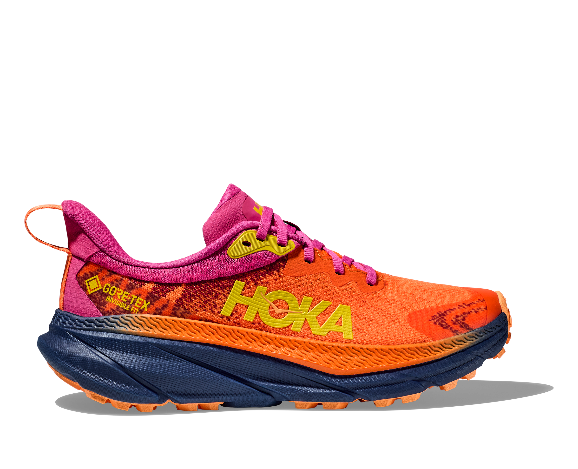 Hoka WOMEN'S CHALLENGER ATR 7 GTX VOPY VIBRANT ORANGE/PINK YARROW