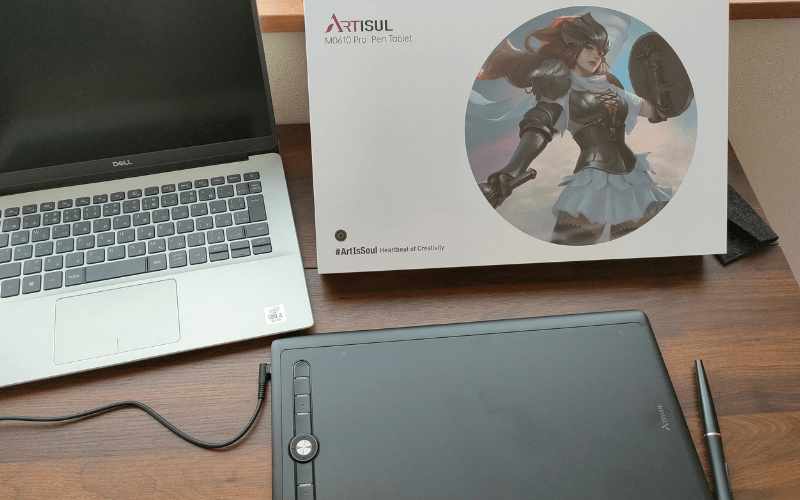 ペンタブ】Artisul M0610Pro 実機レビュー【1万円以下】 | るんるん