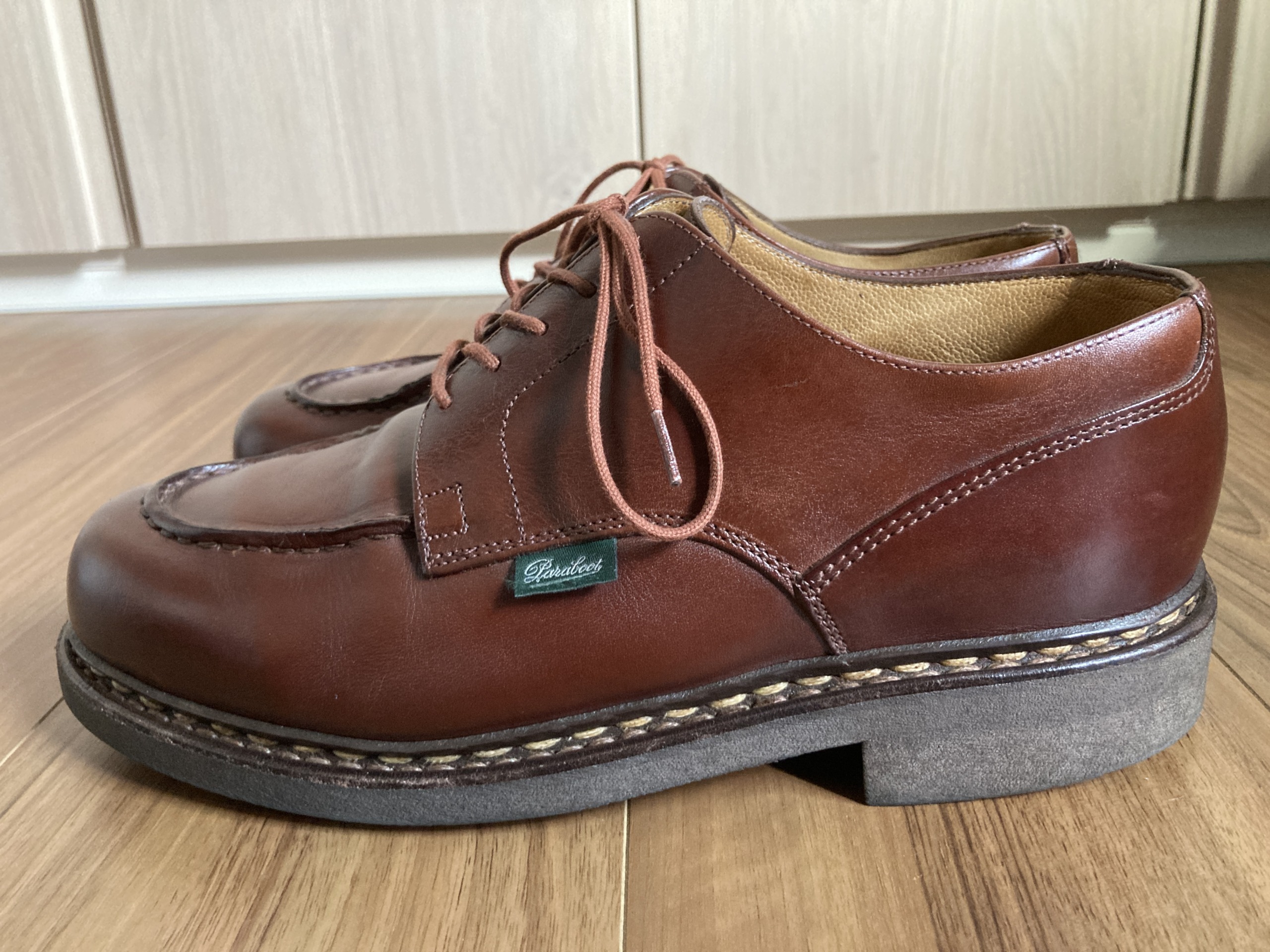 パラブーツ シャンボード（Paraboot Chambord）マロン ―― 購入から3年