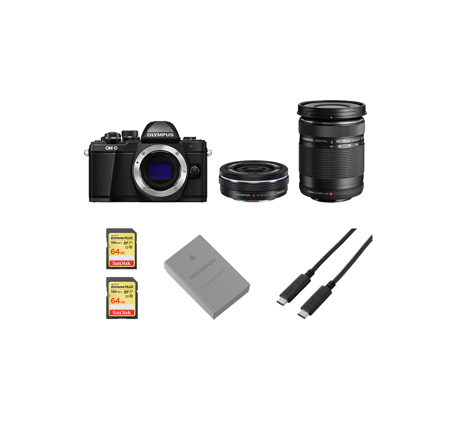 レンタル] オリンパス/OLYMPUS OM-D E-M10 Mark II ダブルズームレンズ