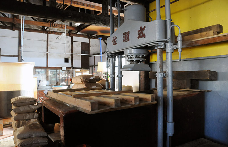 醤油絞り器 江戸時代から明治? 古民具 江戸醤油の復元 復元された