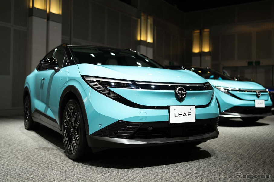 日産『リーフ』8年ぶりの全面刷新、EV復活のけん引役となるか［新聞