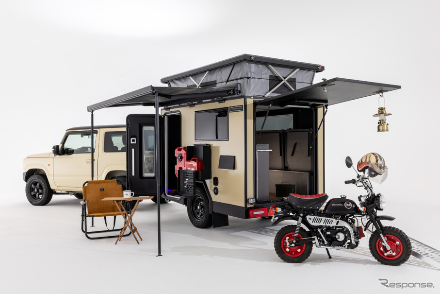 軽キャントレーラー」でバイクと一緒の旅も！ ダイレクトカーズ