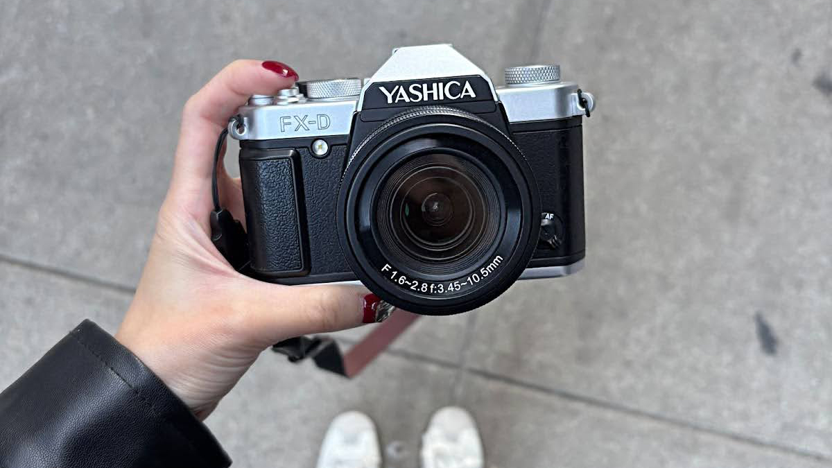 The Yashica FX-D 100 is a cheap retro compact camera that's hiding