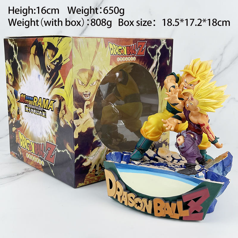 アニメアクションDBZフィギュア 孫悟空 ゴジータ ベジット 孫悟天 孫悟