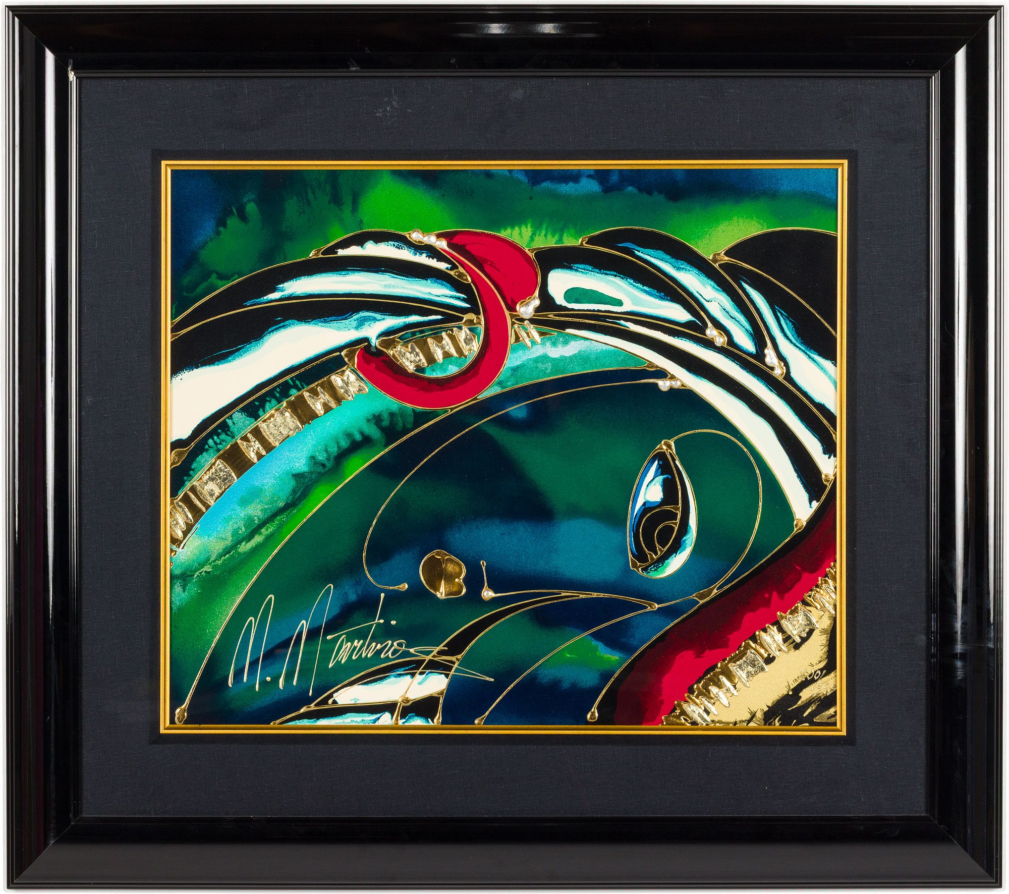 Martiros Manoukian, Emerald Lady, Serigraph for sale at auction on