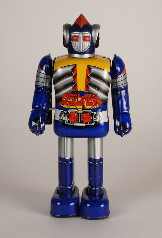 Japanese Popy Ironmen Kyodyne Grounzel Tin Robot sold at auction