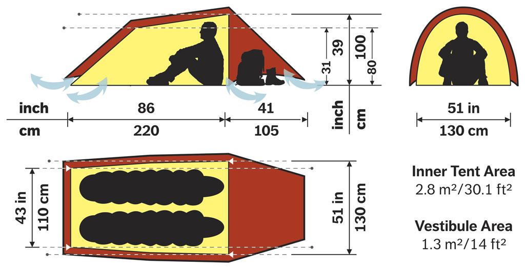 アンヤン2 2.0 - Hilleberg（ヒルバーグ）公式サイト by エイアンドエフ