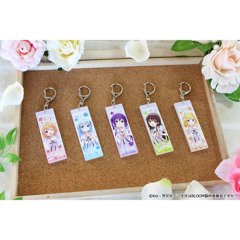 ご注文はうさぎですか？ BLOOM アクリルスティックキーホルダー ココア