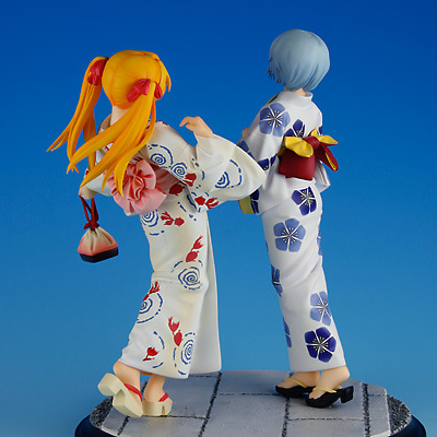 1/8 新世紀エヴァンゲリオン 2007レイ・アスカ夏 コールドキャスト製