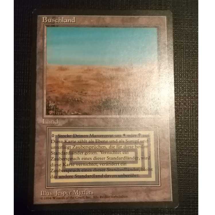 MTG』デュアルランドドイツ語scrubland