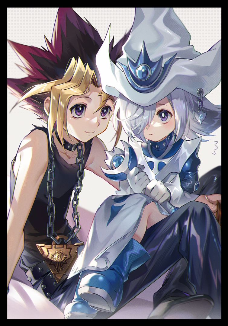 遊戯王」武藤遊戯＆サイレントマジシャン スリーブ 新品未開封の通販