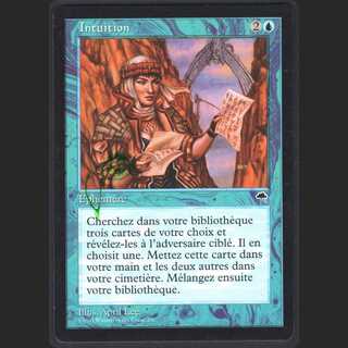 再録禁止カード 直観 英語版 テンペスト MTG マジック:ザ