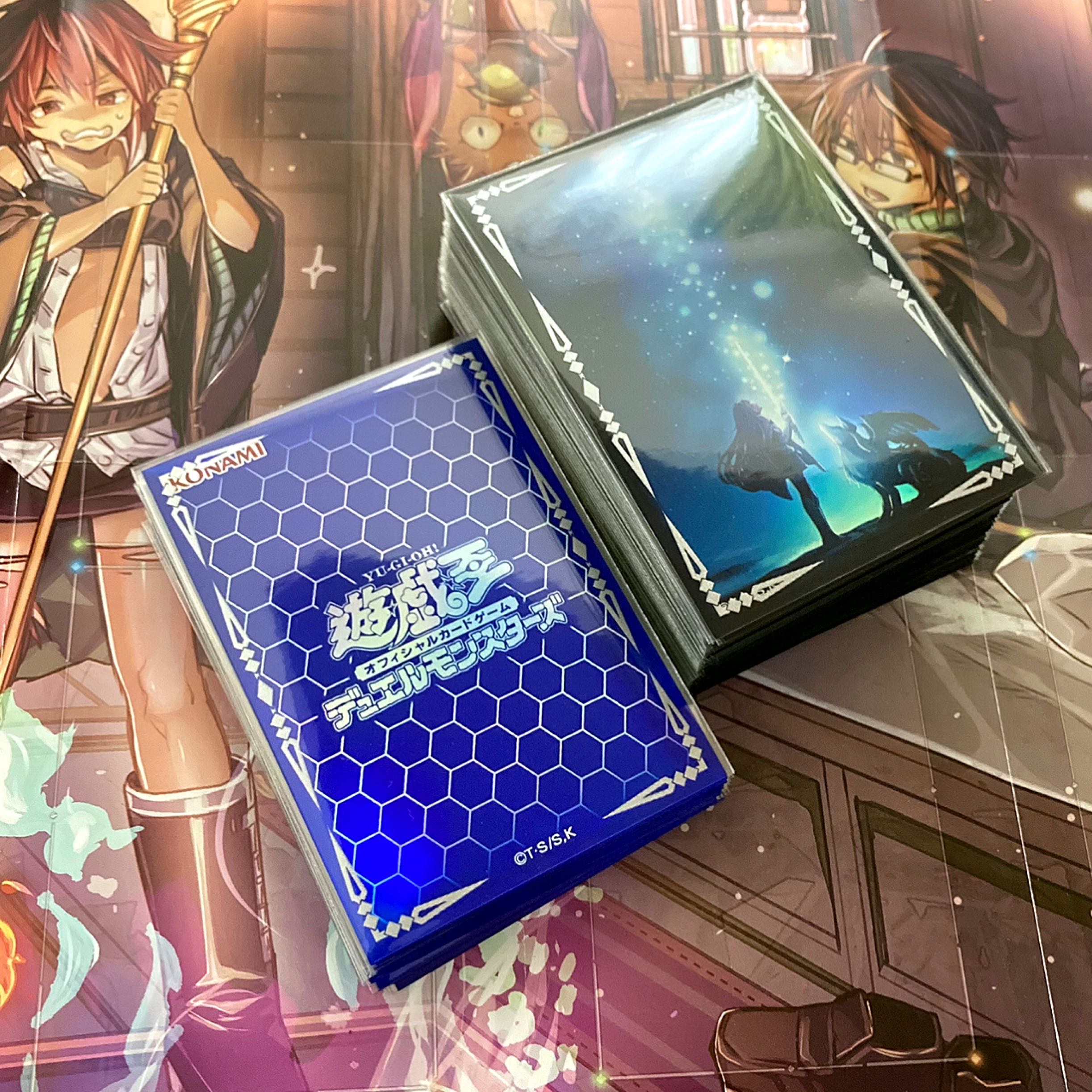 遊戯王【ホルス オルフェゴール】デッキ スリーブ付 リンク1と新エース
