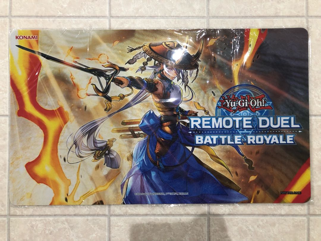 遊戯王 妖眼の相剣師 プレイマット 未開封 公式 アジア 1枚の通販