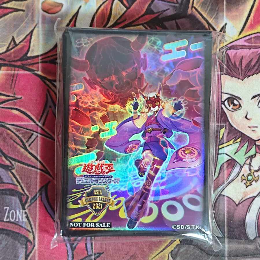 遊戯王 悪魔の技 スリーブ 70枚 未開封 公式 アジア 台湾 @1 遊戯王