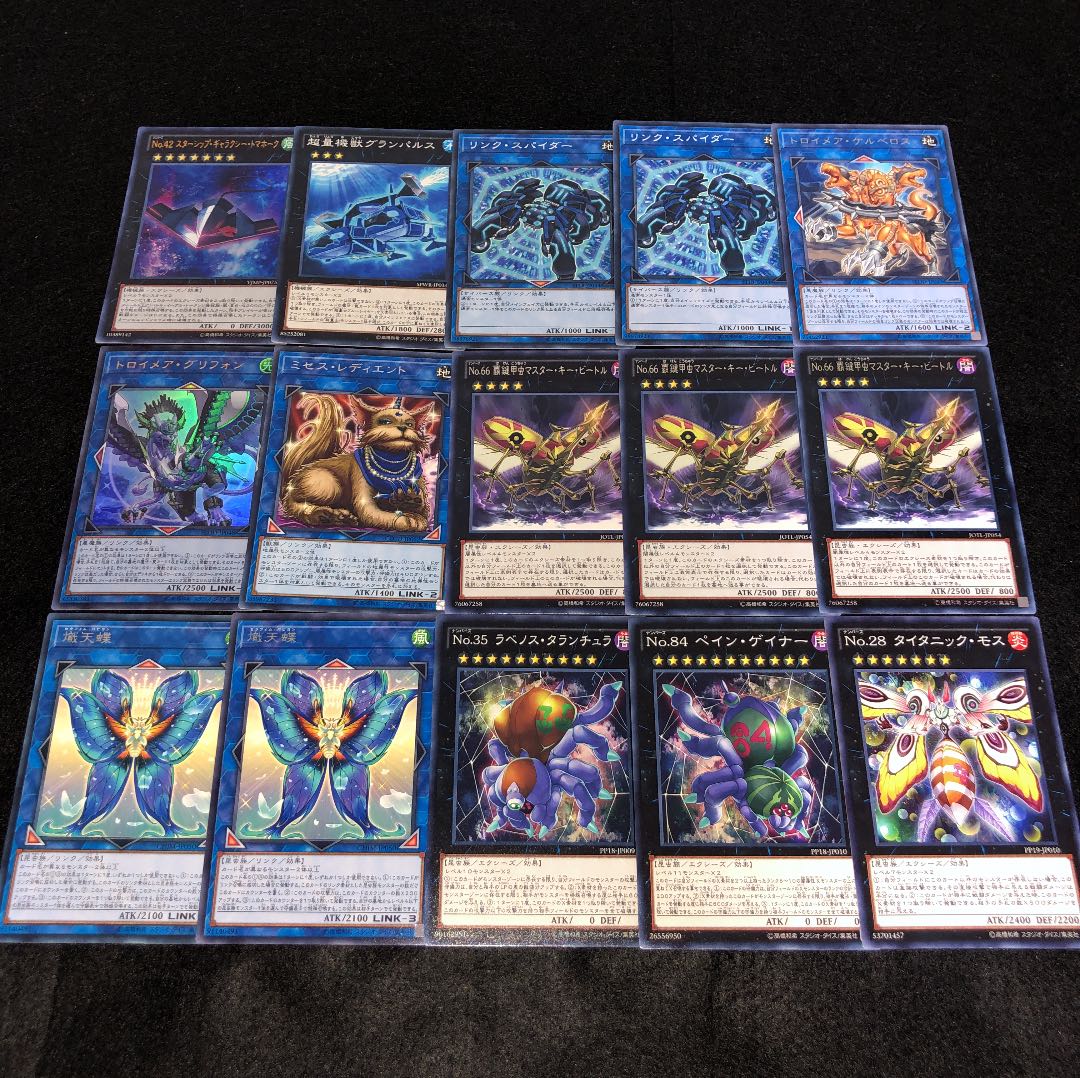 遊戯王 No.89 インセクト ガチ構築 デッキ40枚＋EX15枚 30枚の通販