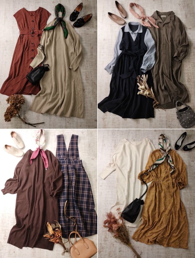30着]ロング ワンピース セット まとめ売り マキシ ドレス サロペット
