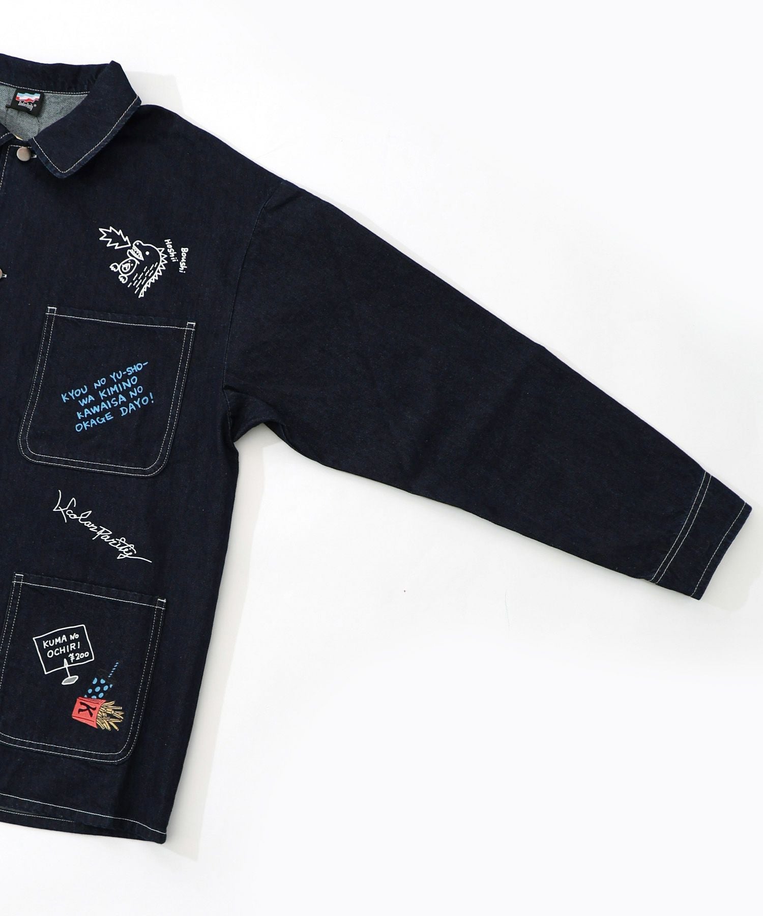 361101：らくがき風ワッペンシャツジャケットの通販-ScoLar