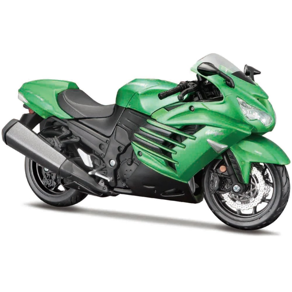 NewRay 42443 - Kawasaki ZX-10 R Motorbike - Green