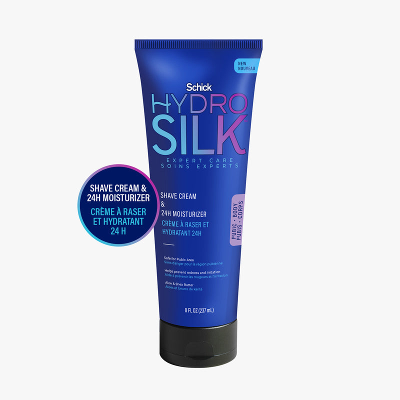 Hydro Silk® Shave Cream & 24-Hour Moisturizer – Schick CA