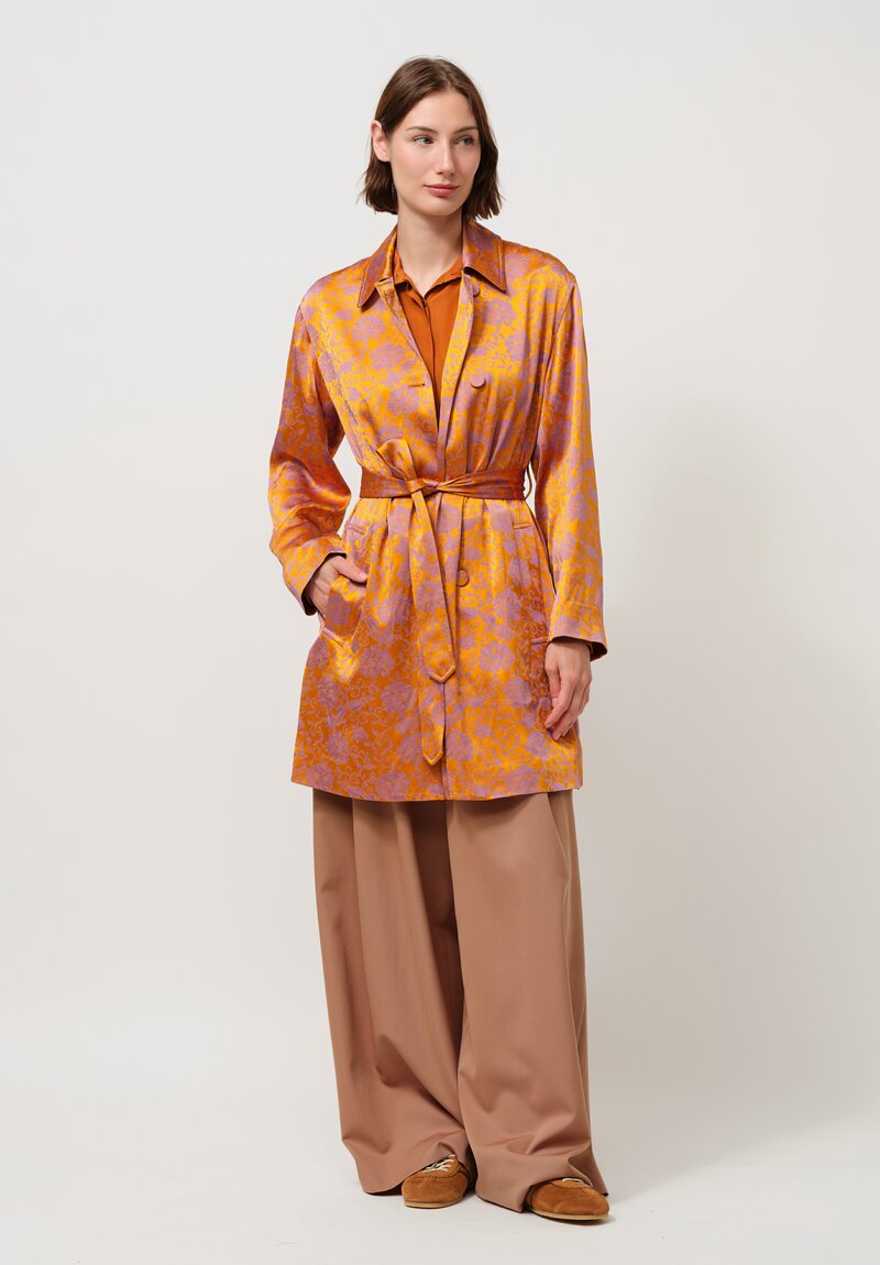 Dries Van Noten Chowy Shirt in Umber Orange | Santa Fe Dry Goods