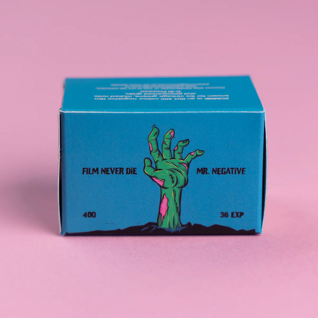 Zombie 400 FilmNeverDie x Mr. Negative Collaboration 35mm 36exp