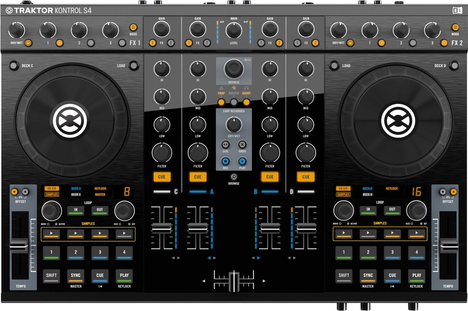 TRAKTOR KONTROL S4 MK2 | San Jose AV Rentals