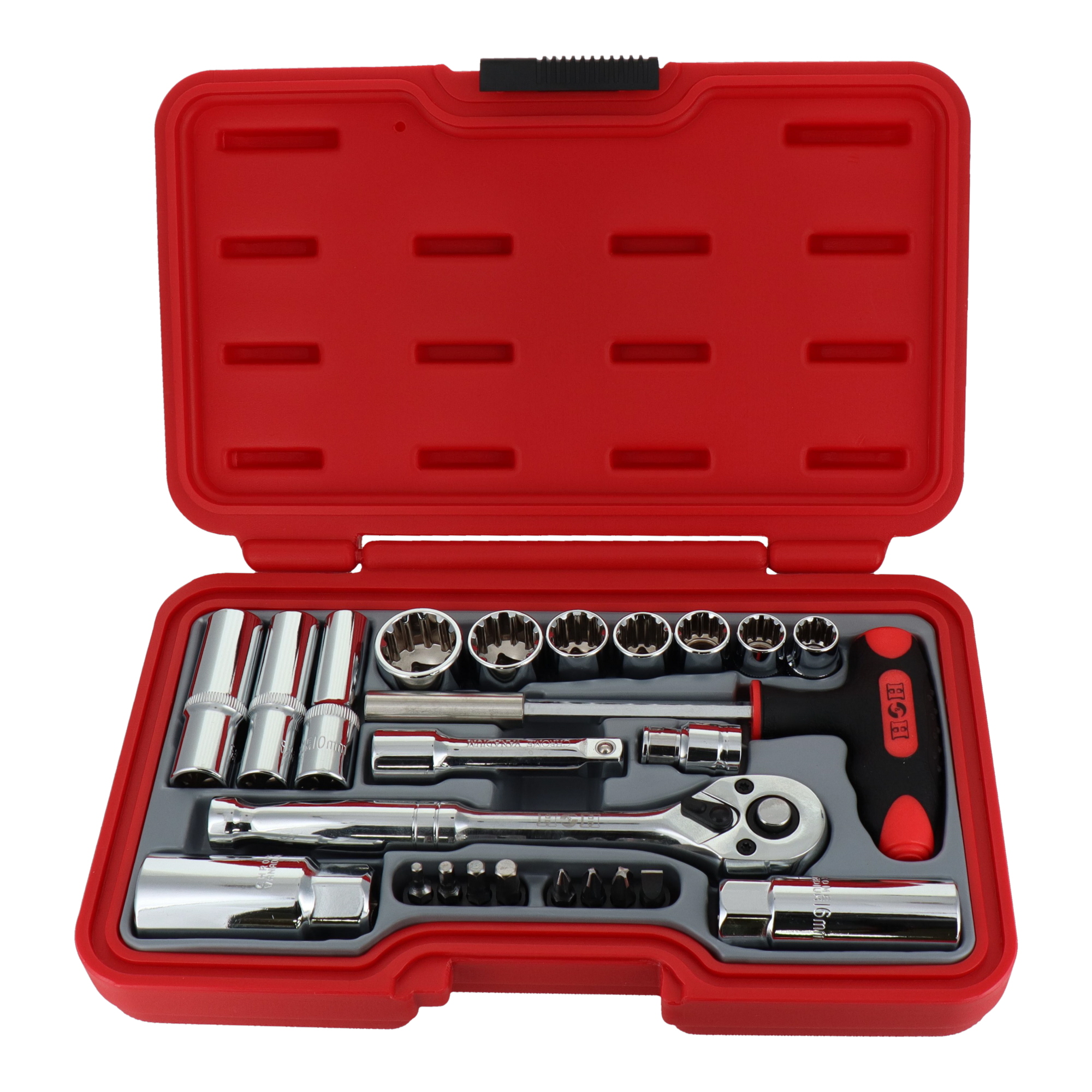 H-3024 ソケットレンチ ソケット＆ビットセット 24pcs.ソケットレンチ