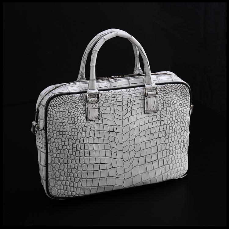 日本製 クロコダイル ブリーフケース 2way 4FA