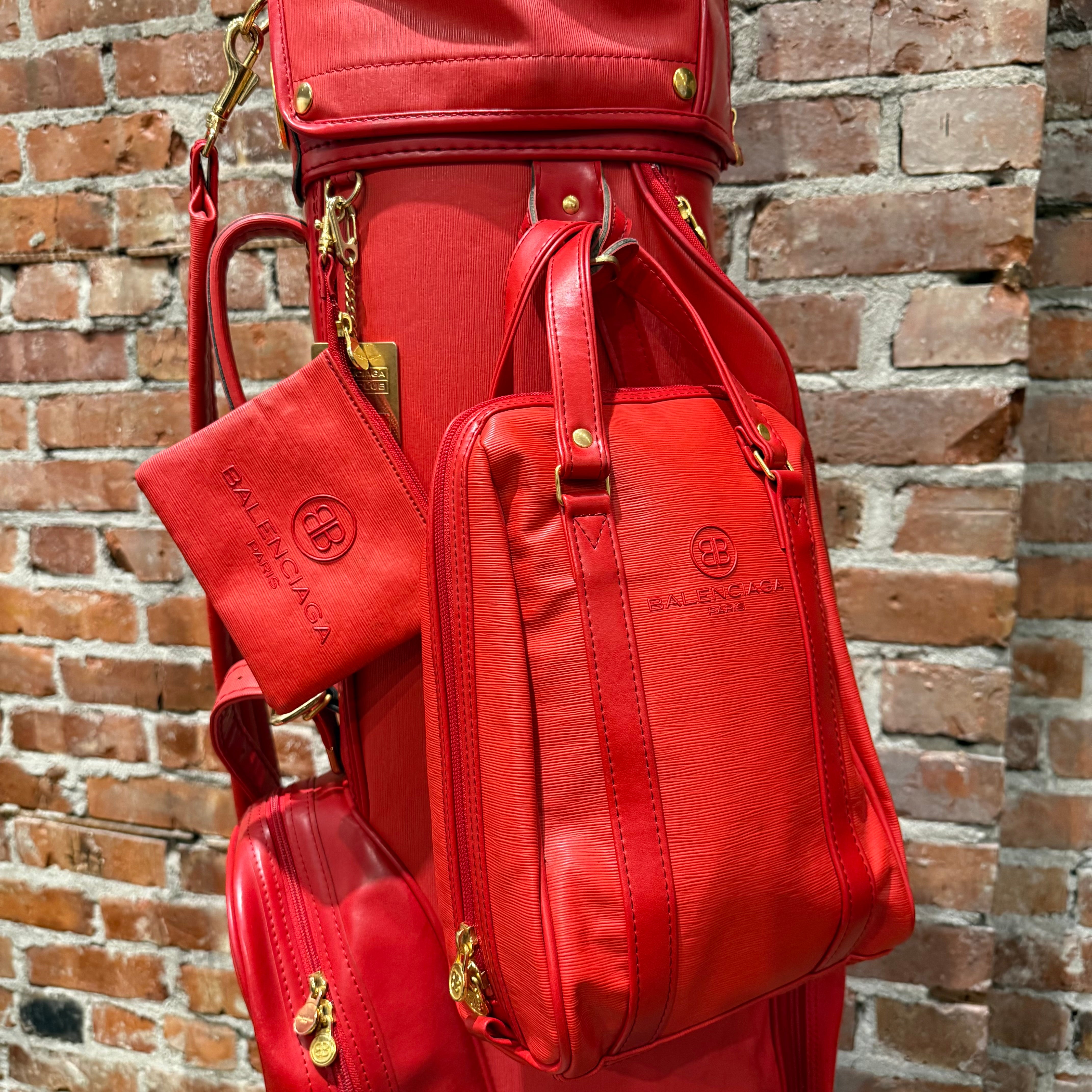BALENCIAGA JAPAN EXCLUSIVE GOLF BAG SET 'RED' – Sadō Room
