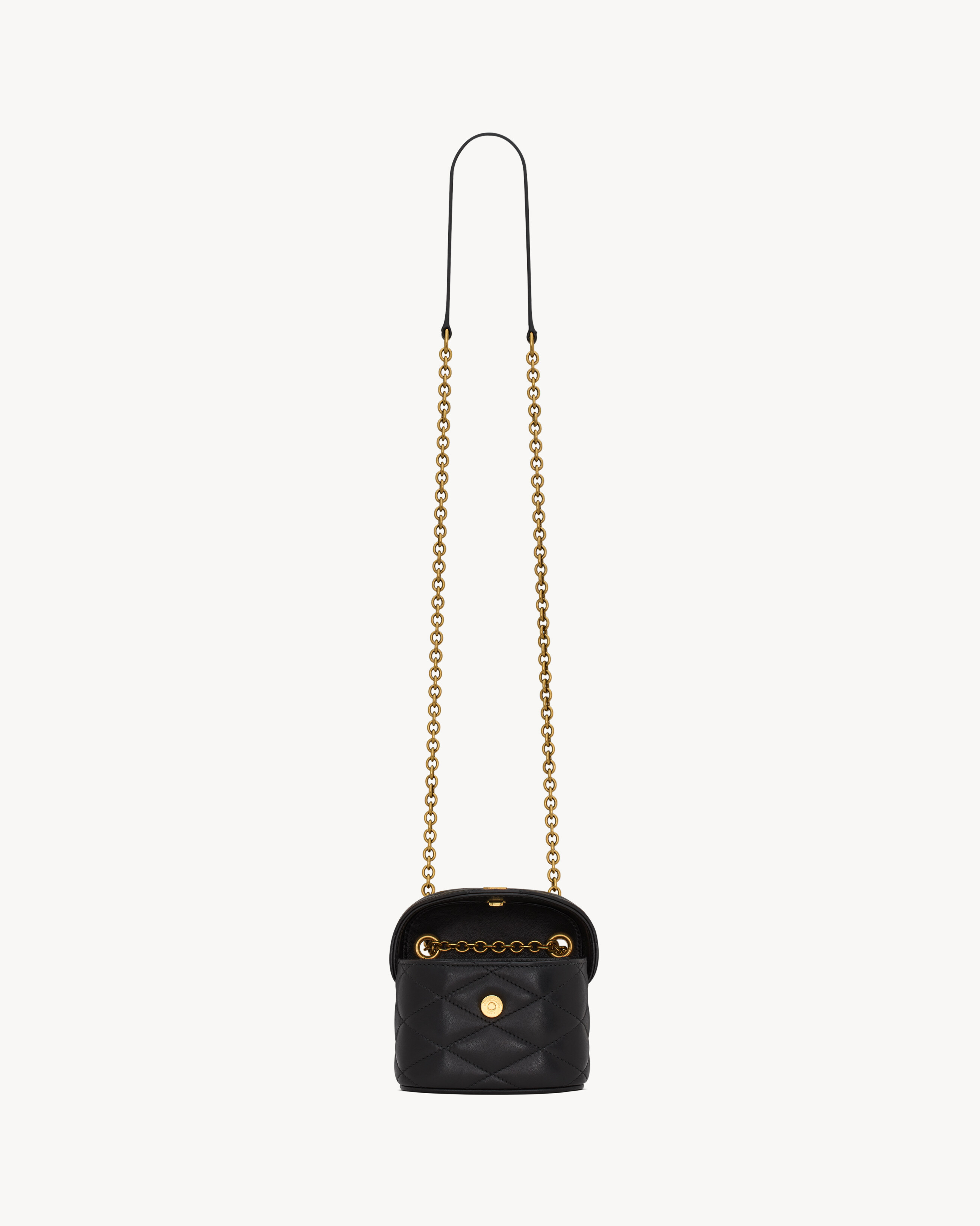 JUNE micro box in lambskin in Black | Saint Laurent | YSL EN-US