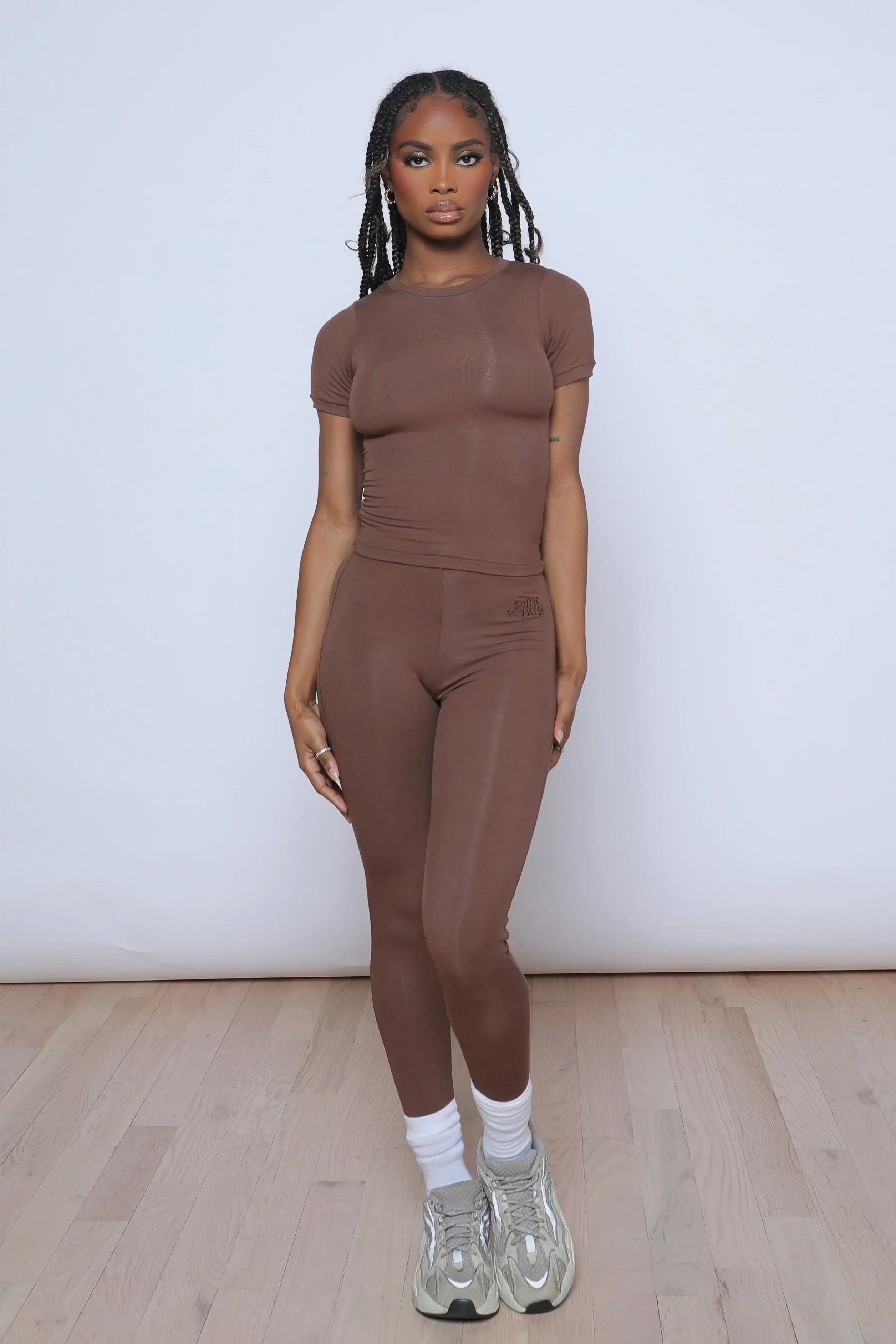 Essential Leggings - Cocoa - SAINT VENUST