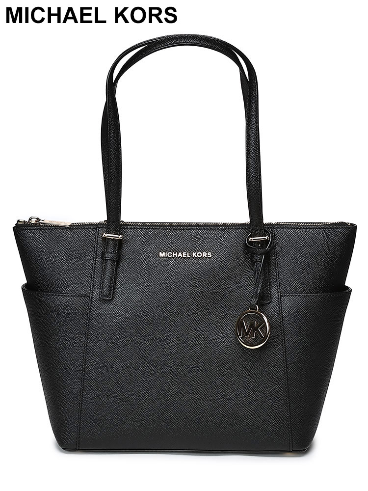 MICHAEL KORS (マイケル コース) レザー MKチャーム ハンドバッグ