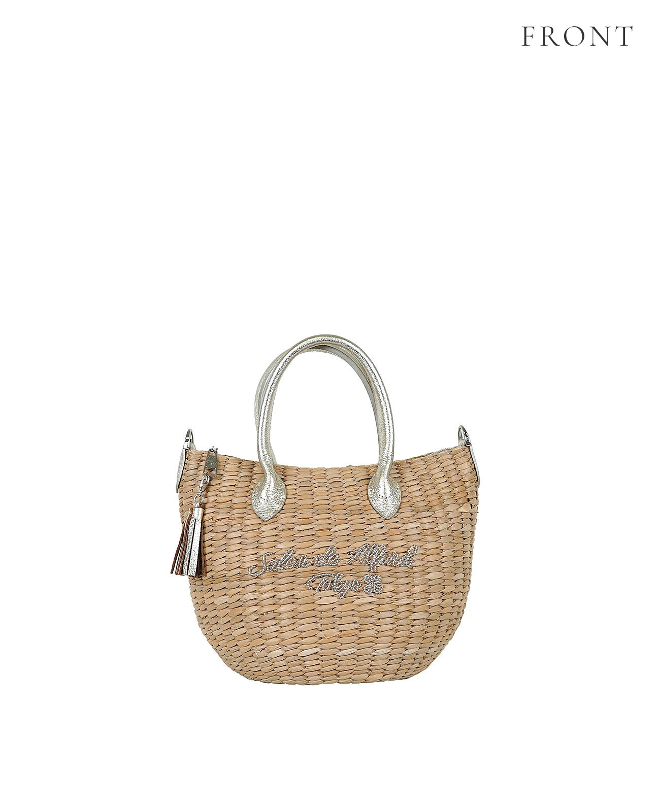 かごZIP付ミニバッグ クローバーロゴ 1802