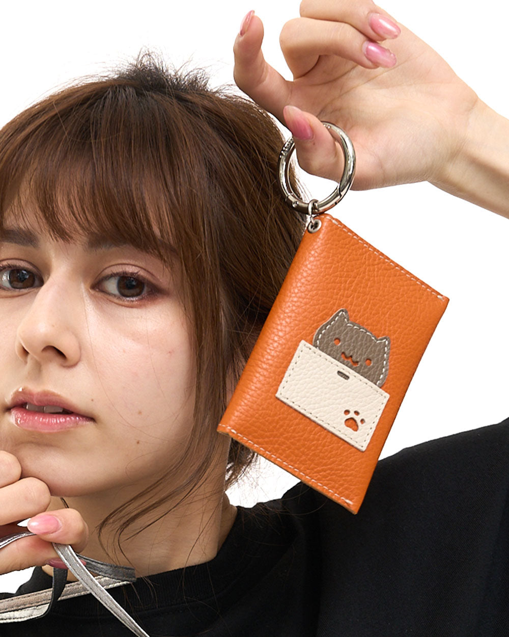 ねこ マルチフラップ ミニケース＆チャーム 1868