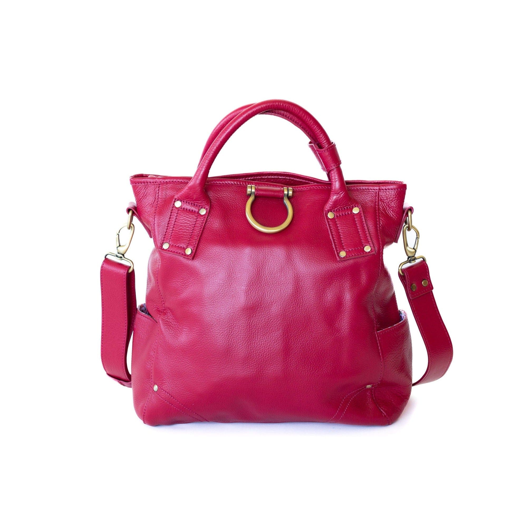Chloe Leather Convertible Backpack and Crossbody Bag