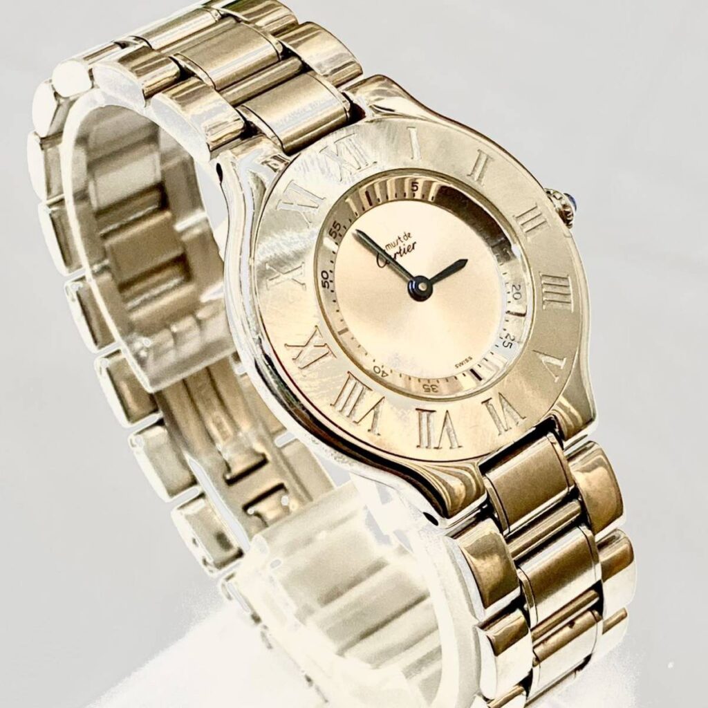 Cartier カルティエ マスト21 ヴァンティアン LM 腕時計 シルバー