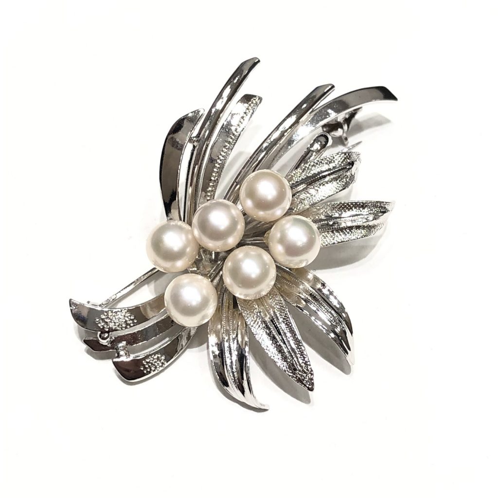 K18WG パール ブローチの買取実績 | 買取専門店さすがや