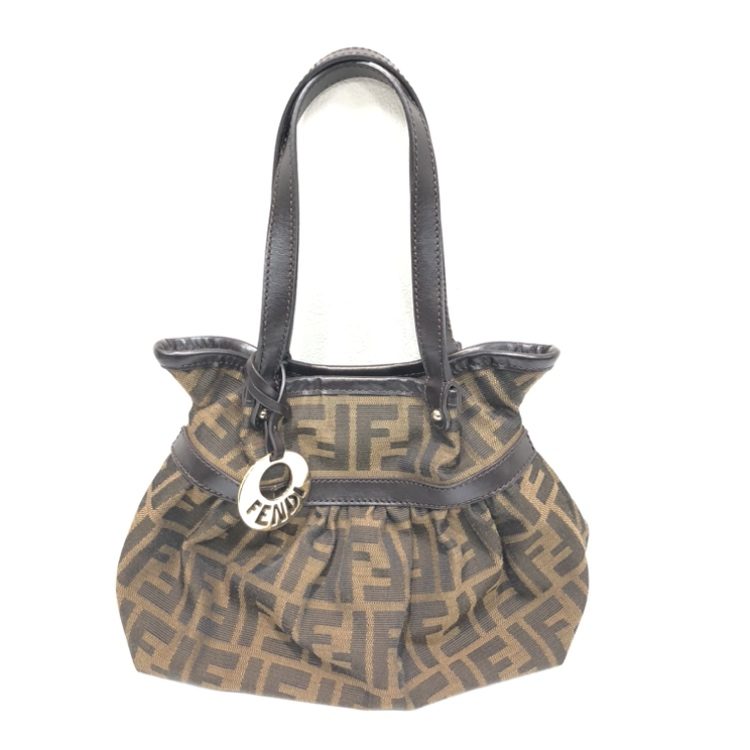 フェンディ FENDI 巾着型 バッグ ズッカ柄の買取実績 | 買取専門店さすがや