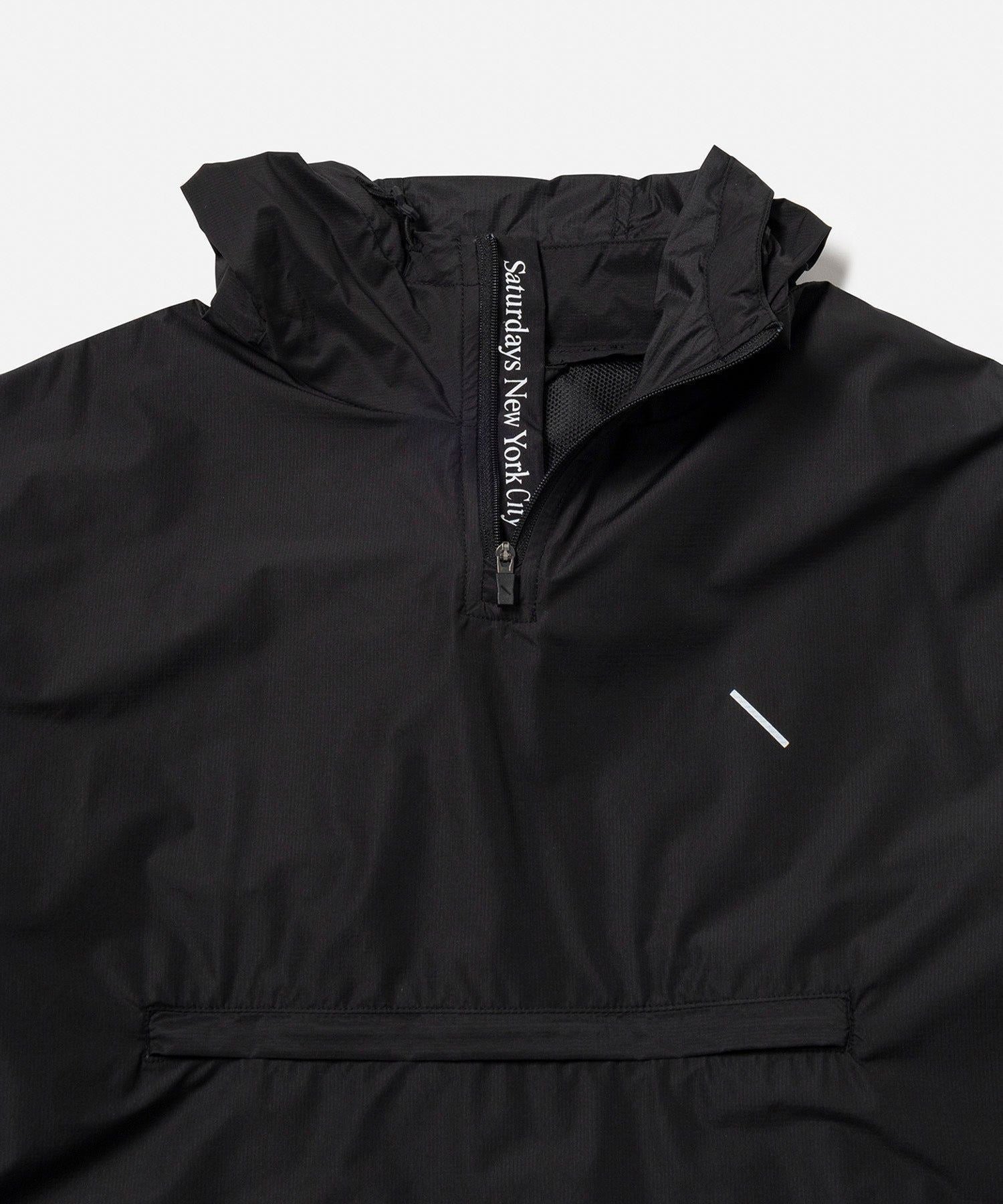 PERTEX QUANTUM AIR Packable Quarter Zip Hoodie | Saturdays NYC Japan
