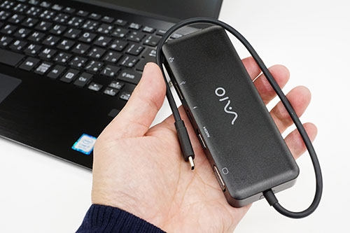 VAIOノートをデスクトップ化 ドッキングステーション VJ8PRA2 レビュー