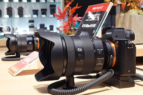 大注目のズームレンズ「FE 24-105mm F4 G OSS（SEL24105G）」見てき