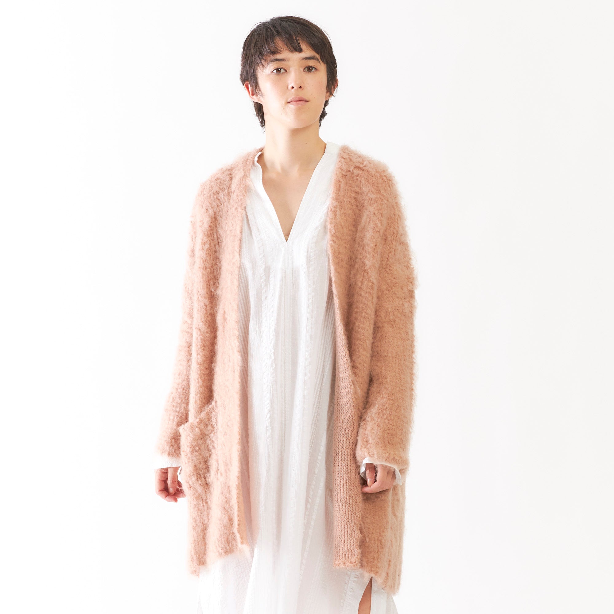 ZERO FLOOR:モヘヤ混ソフトタッチカーディガン/RIT-08 | SAWADA MARCHE