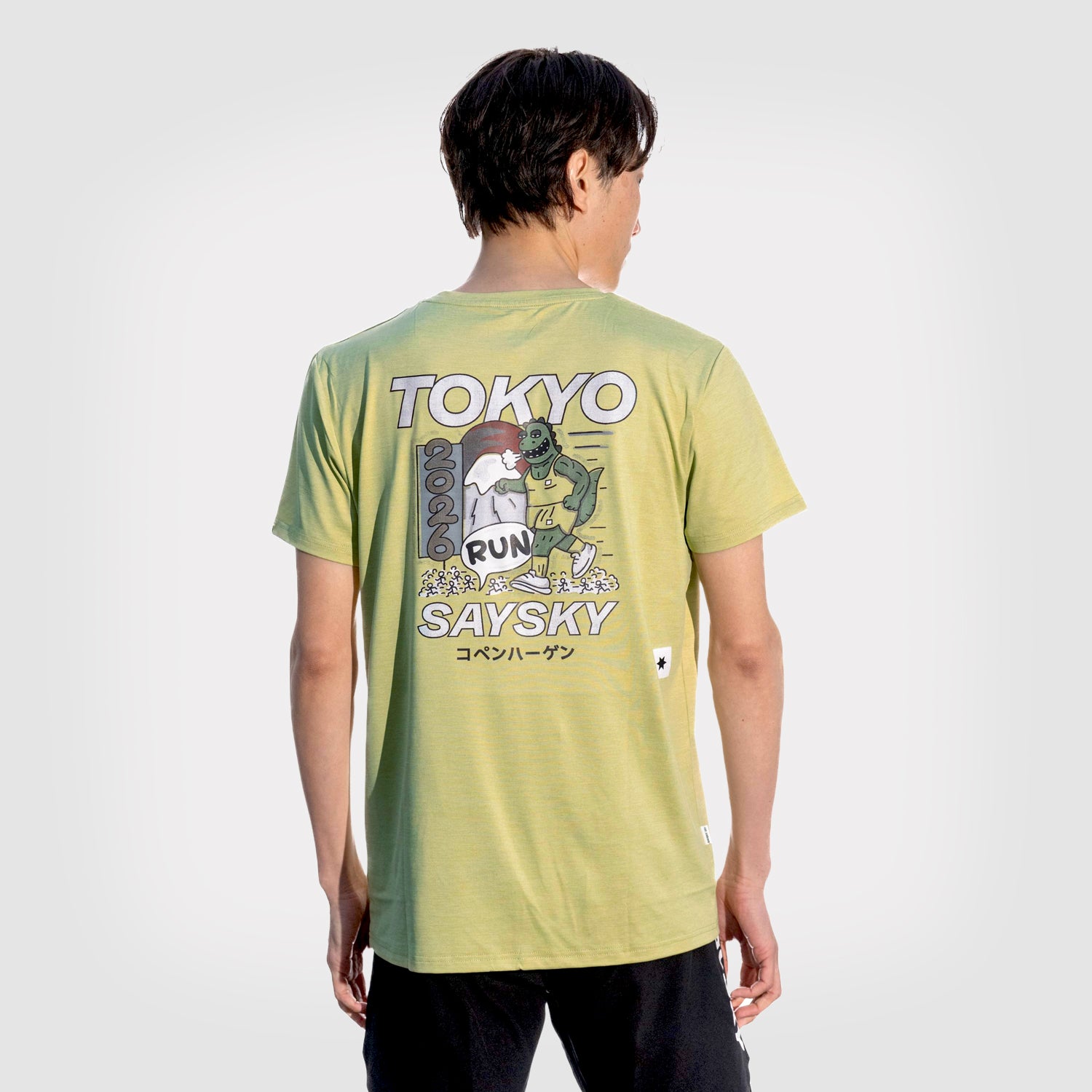 □ 公式 □ SAYSKY/セイスカイ ランニングTシャツ ZMRSS20c3008 Logo
