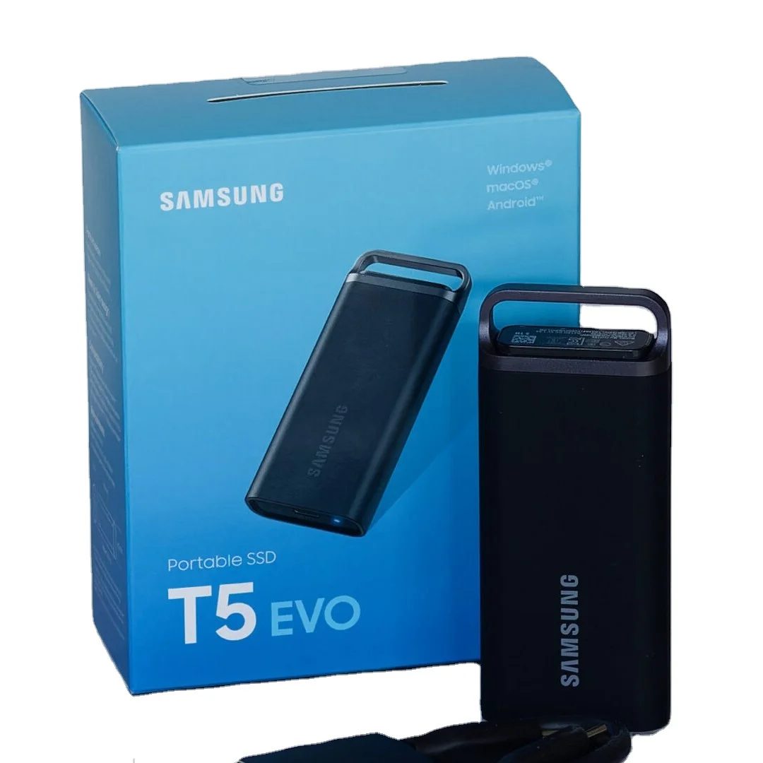 Samsung T5 EVO Portable SSD 8TB - External Storage with USB 3.0