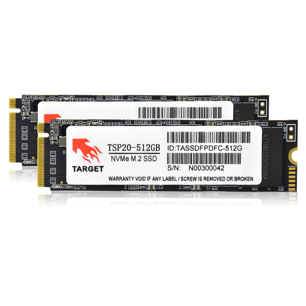 ターゲット 新品 SSD M.2 PCIe NVMe 内蔵 2個 1000GB プラスチック 3年