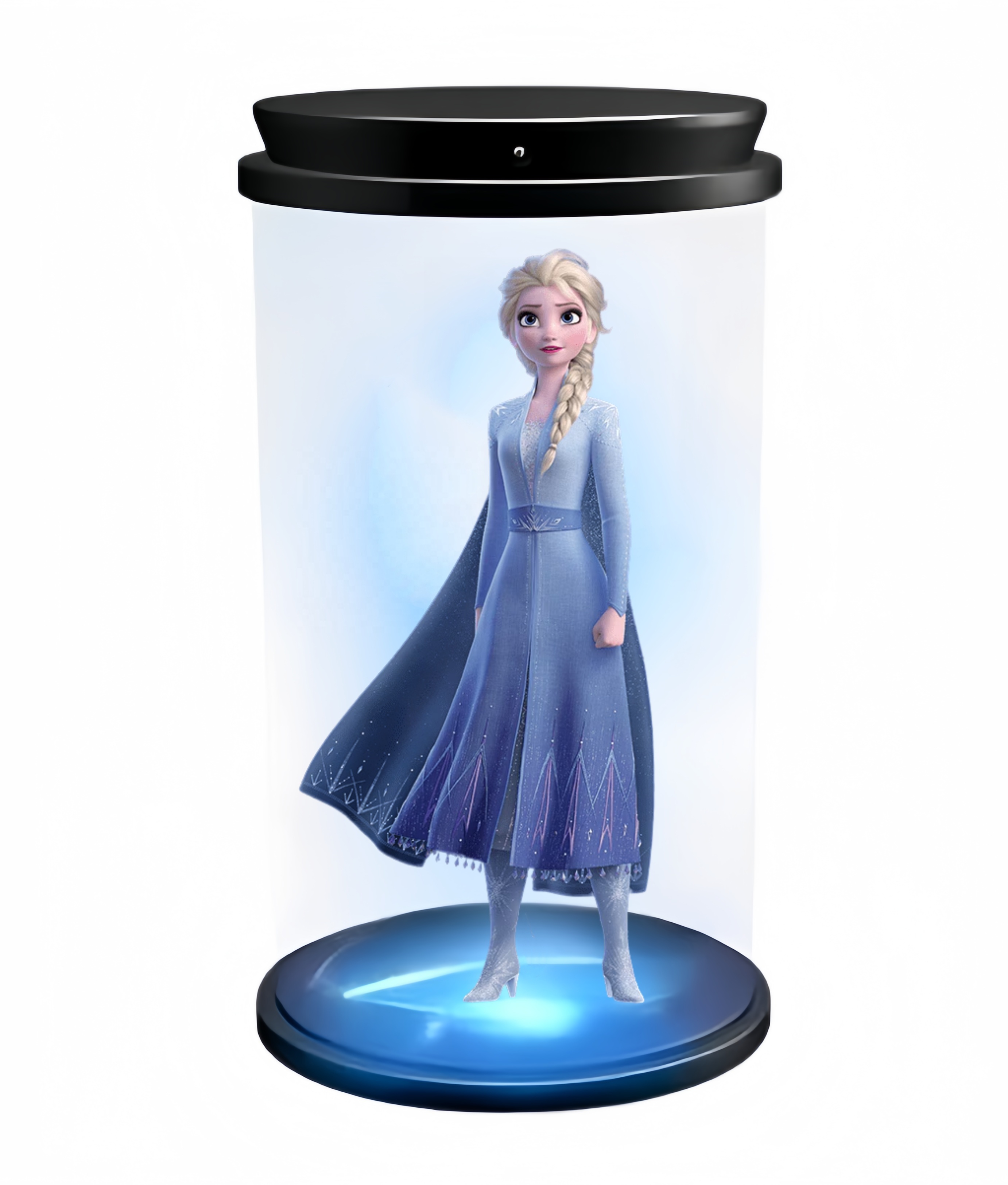 3Dホログラフィックシリンダー透明スクリーンインタラクティブホロ