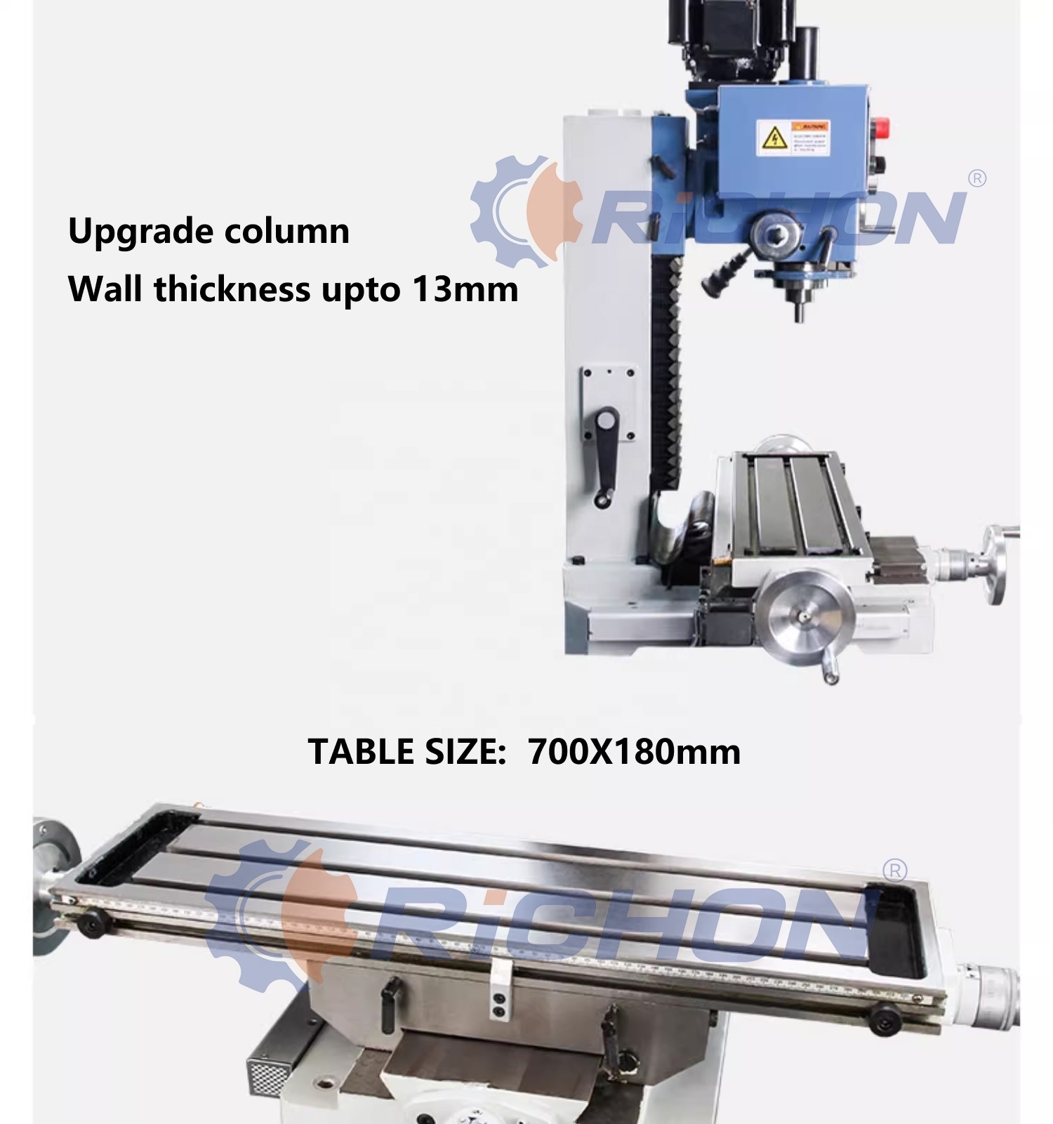 ZX16 ZX25 ZX32 Gear Head Benchtop Milling Machine | Vertical