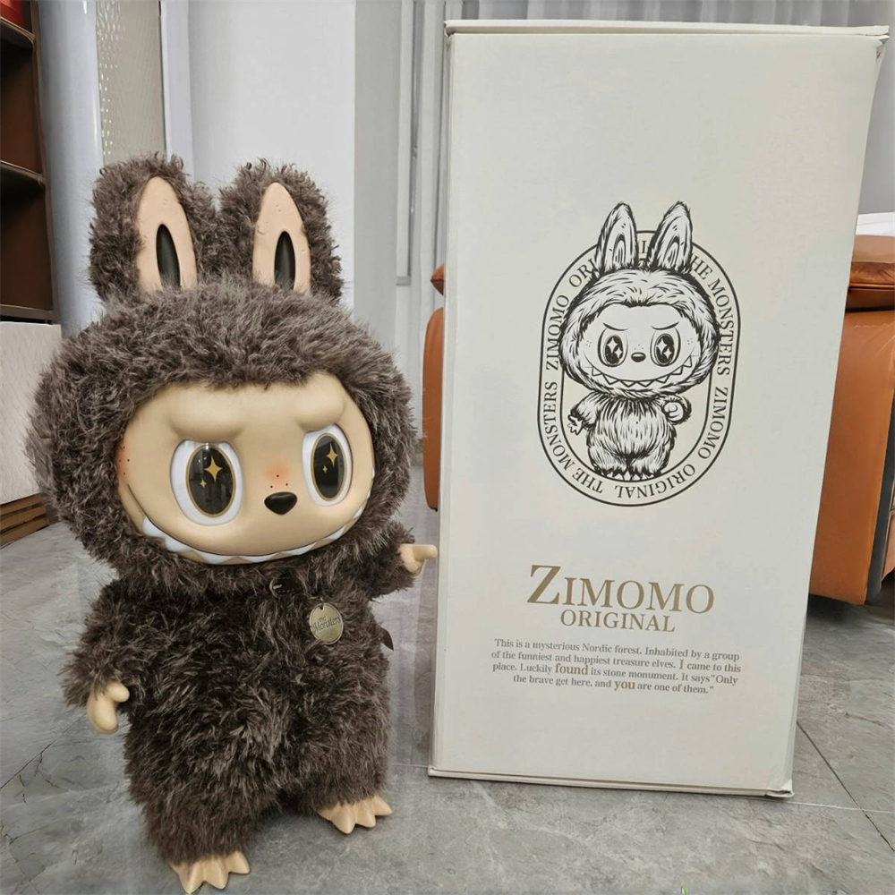 Authentic 58cm Zimomo I Found You Vinyl Figure & Labubu Plush Doll